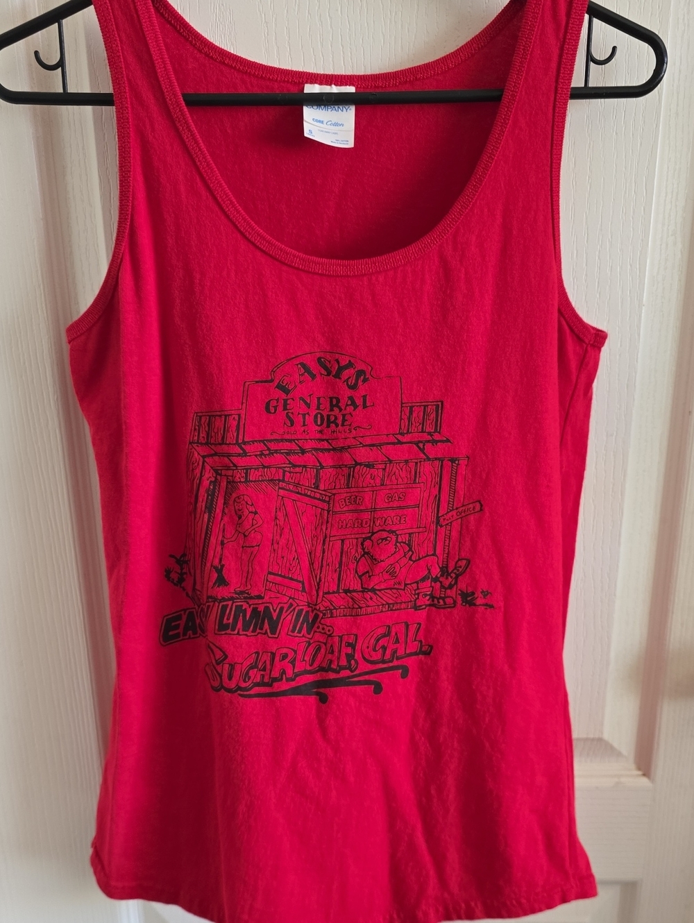Red Graphic Tank Top